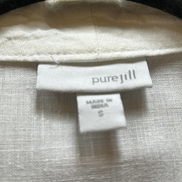 J.Jill/purejill linen jacket size small - Picture 3 of 4